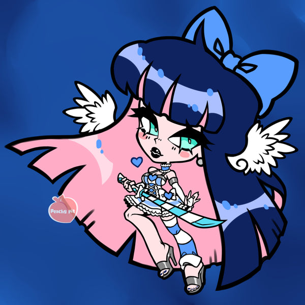 Stocking Anarchy Enamel Pin