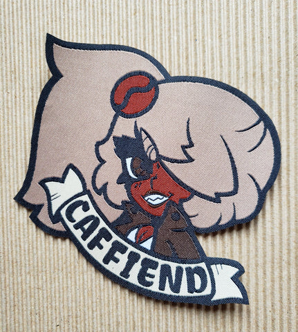 Coffee-chan Iron on Patch