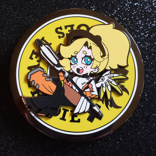 Mercy Spinning Enamel Pin