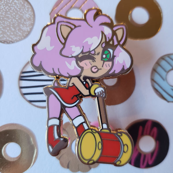 Amy Rose Enamel Pin