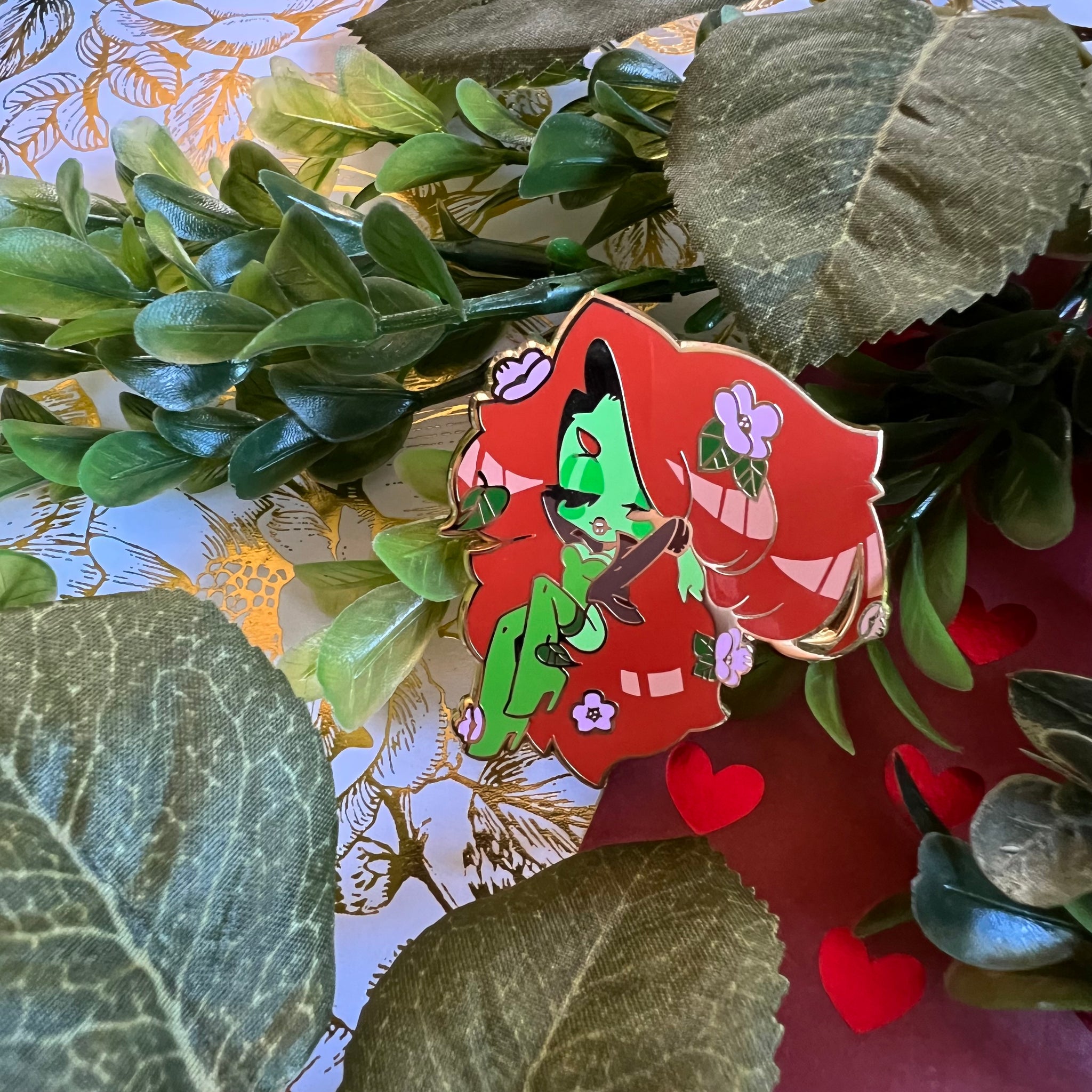 Poison Ivy Enamel Pin