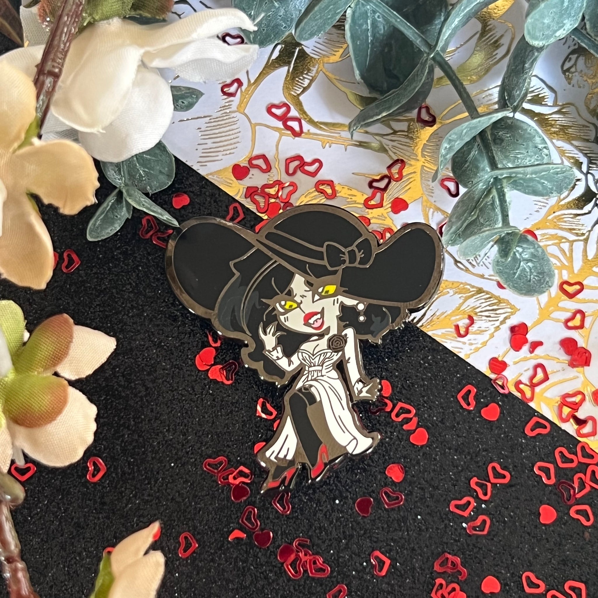 Lady Minitrescu Enamel Pin