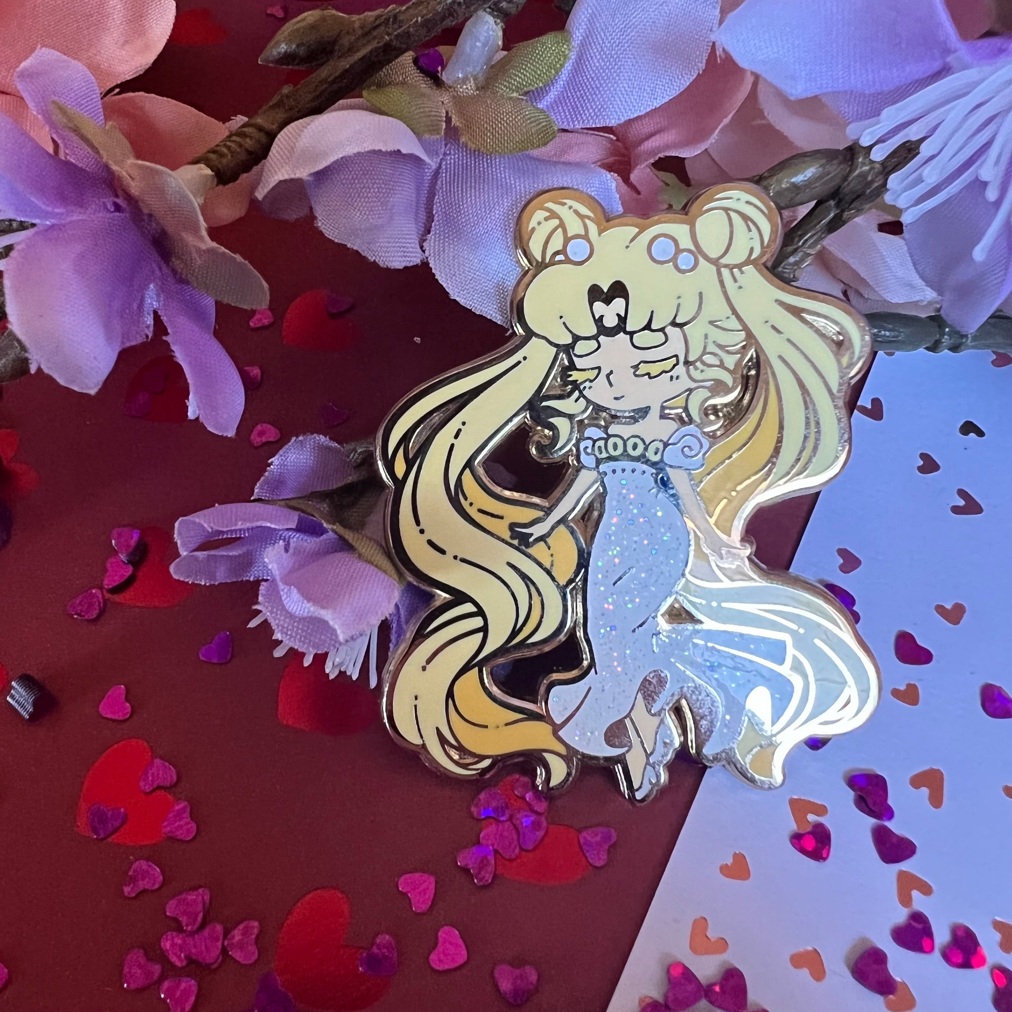 Regal Rose Prototype Sailor Moon Enamel Pin – Made by Nuwa